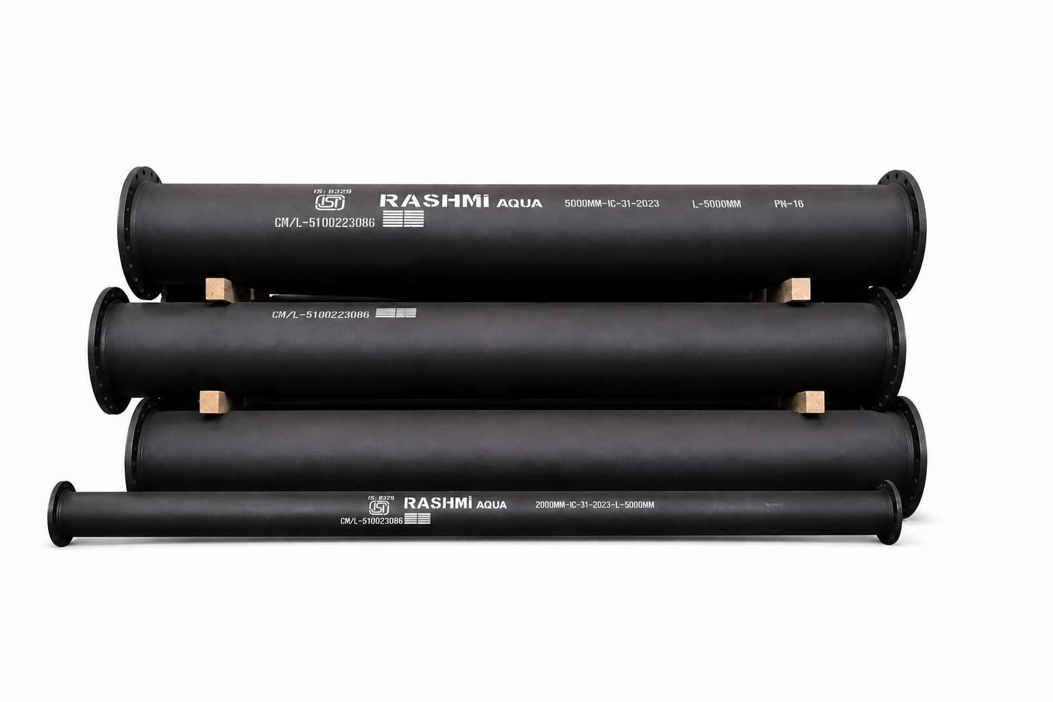 Rashmi flanged ductile iron pipes for industrial and municipal pipeline systems